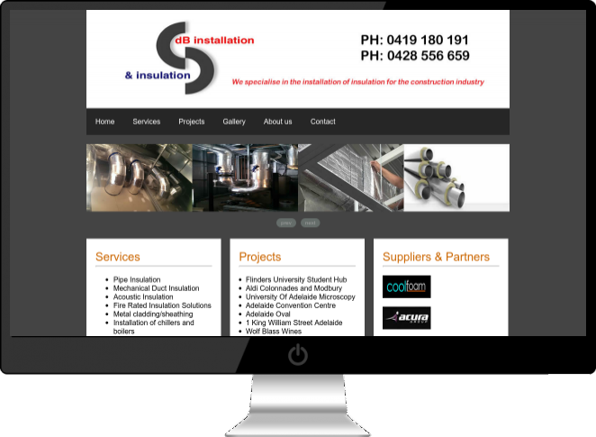 db Installation & Insulation Website 